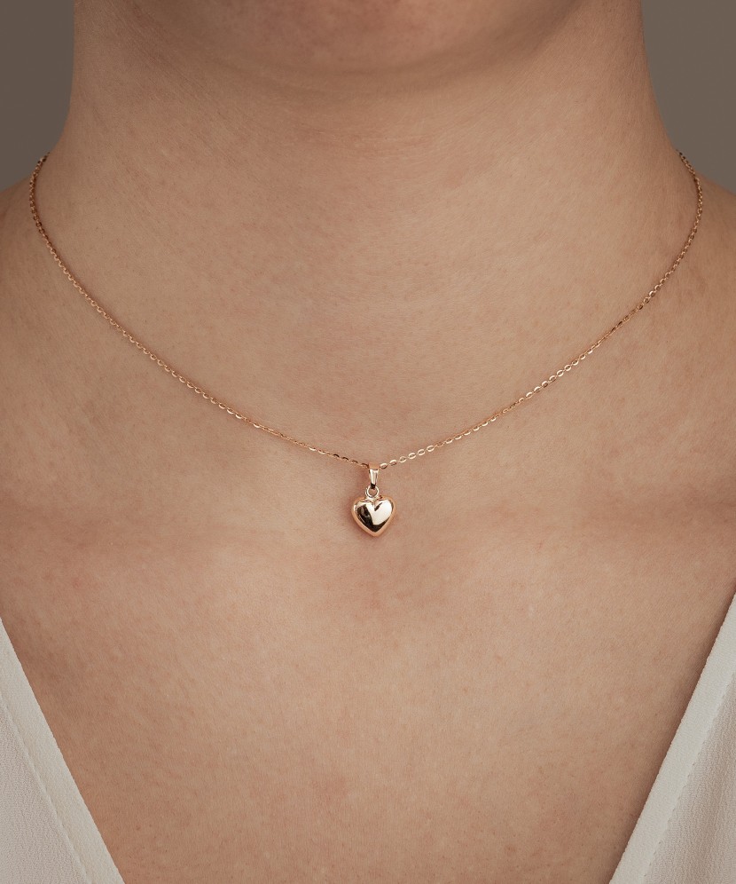 Auksinis pakabukas "širdelė"  - Goldinga