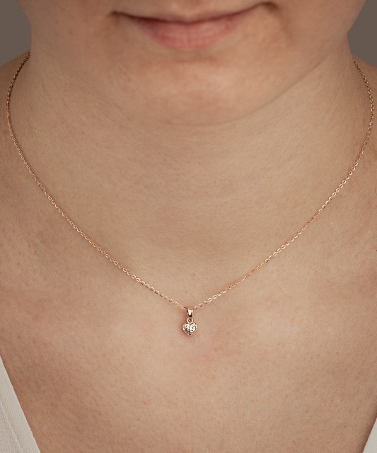 Auksinis pakabukas "Širdelė"