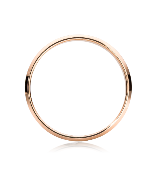 Auksinis vestuvinis žiedas 4.5mm su komfortu