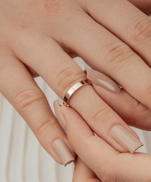 Auksinis vestuvinis žiedas 3mm