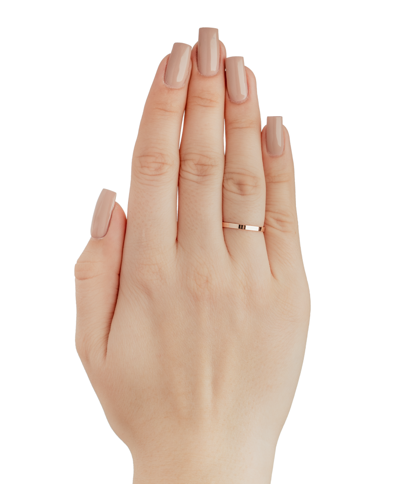 Auksinis vestuvinis žiedas 2mm