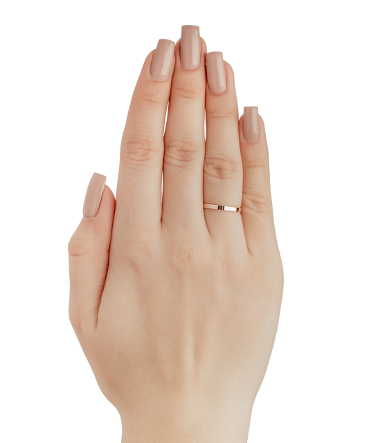 Auksinis vestuvinis žiedas 2mm