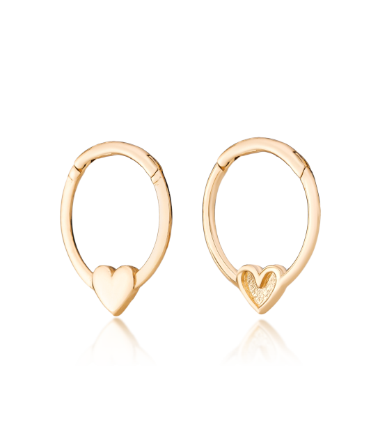 Auksiniai auskarai rinkutės 13mm