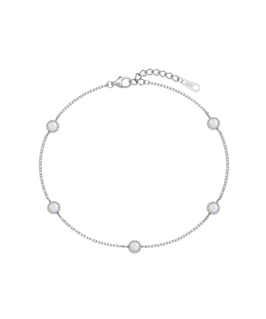 Sidabrinė apyrankė su opalu