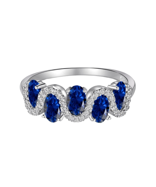 Sidabrinis žiedas su cirkoniais