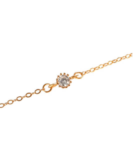 Paauksuota Sidabrinė apyrankė su cirkoniu ir emale