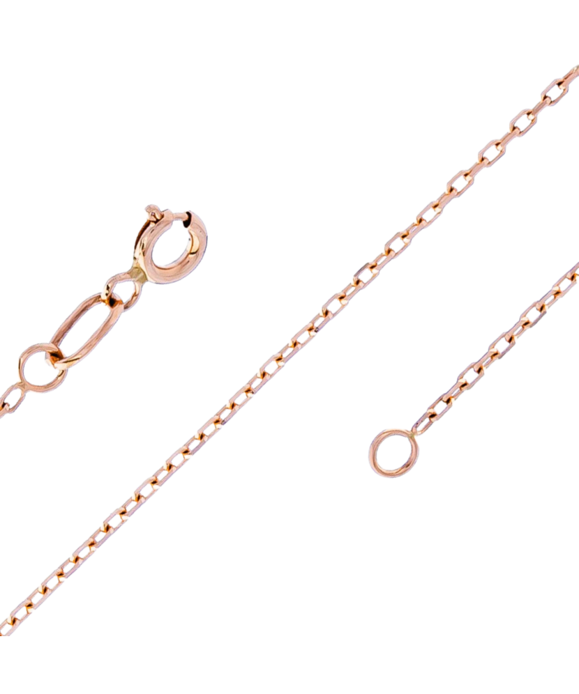 Auksinė vientisa grandinėlė "Anchor" 0.7mm  - Goldinga