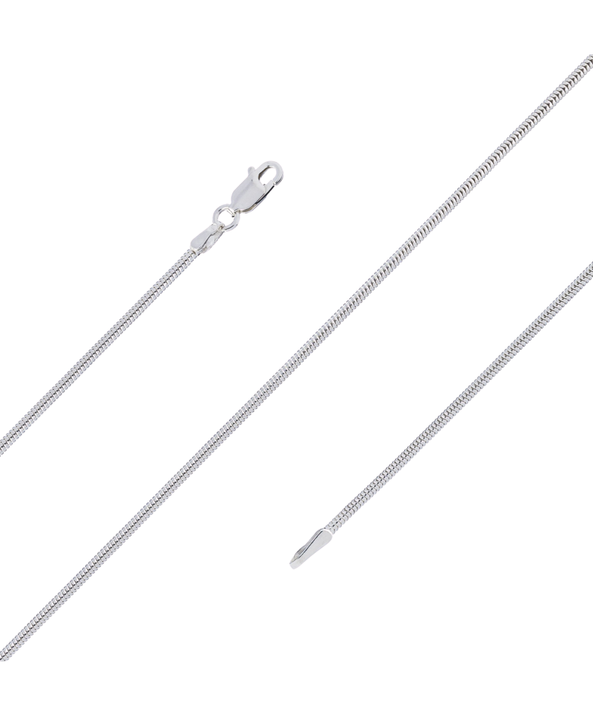 Sidabrinė Grandinėlė "Snake" 1.9mm  - Goldinga