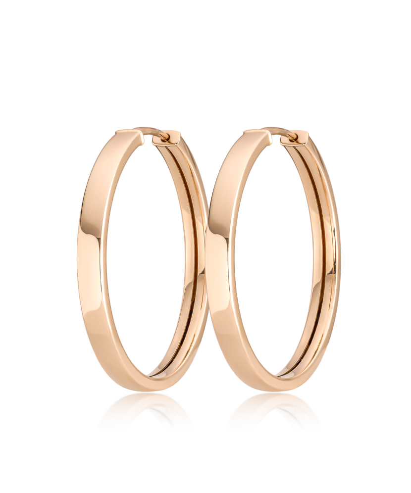 Auksiniai auskarai rinkutės 28mm