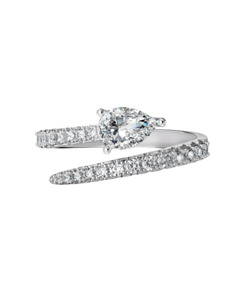 Sidabrinis žiedas su cirkoniais