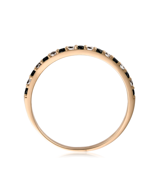 Auksinis žiedas su cirkoniais