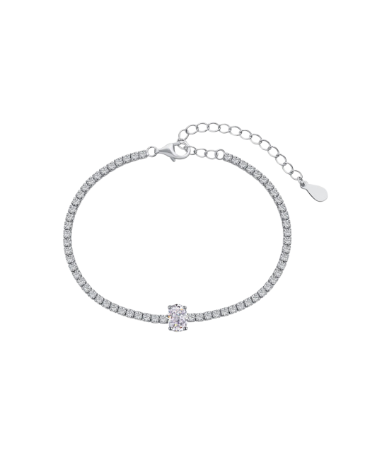 sidabrinė apyrankė su cirkoniais