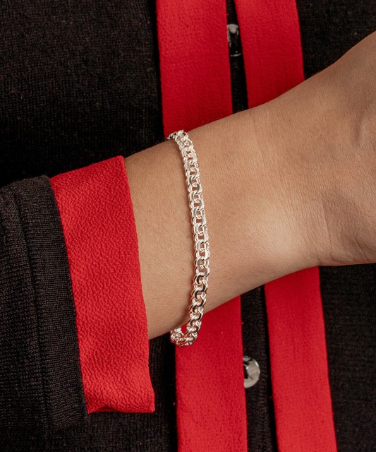 Sidabrinė apyrankė "Bismark" 5.2mm