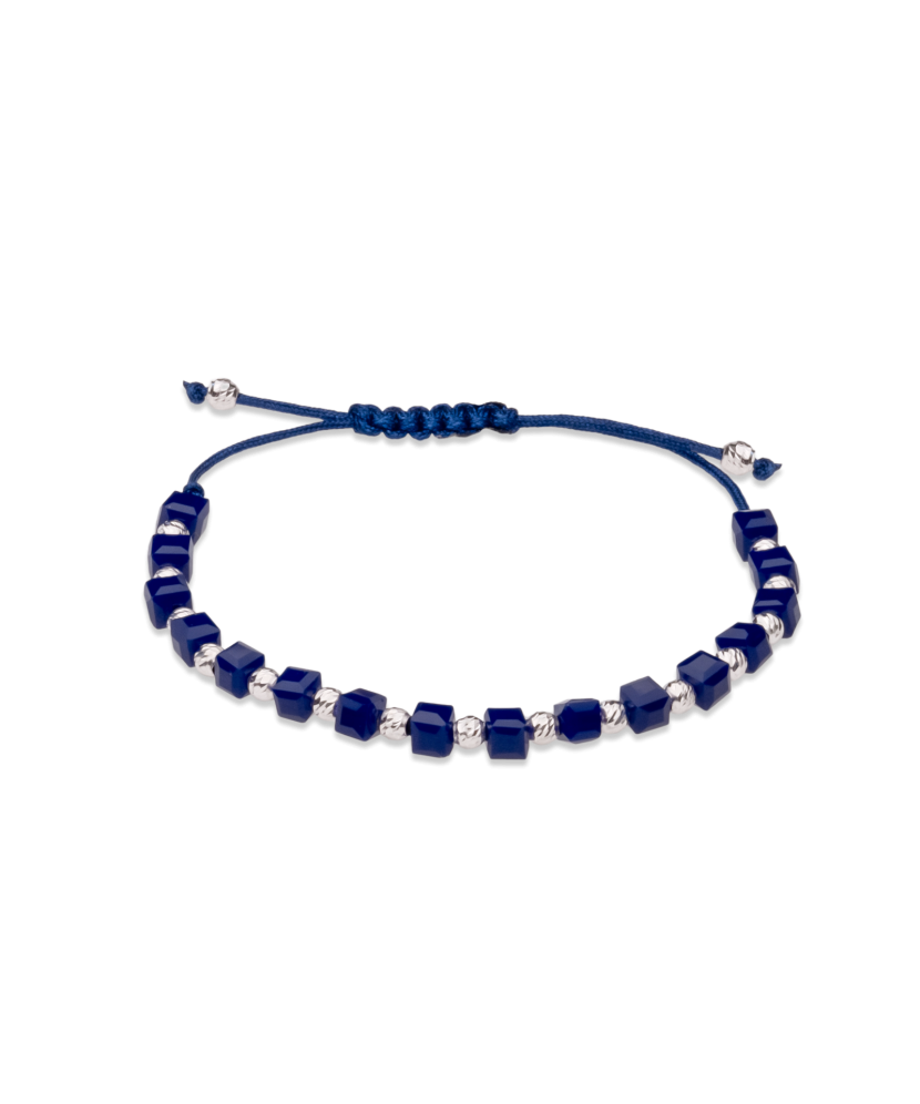 Juodo Siūlo Apyrankė Su Sidabru Ir Oniksais