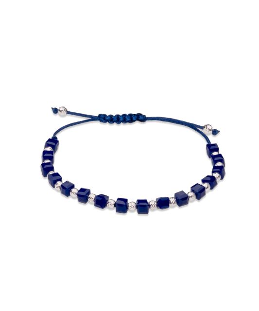 Juodo Siūlo Apyrankė Su Sidabru Ir Oniksais