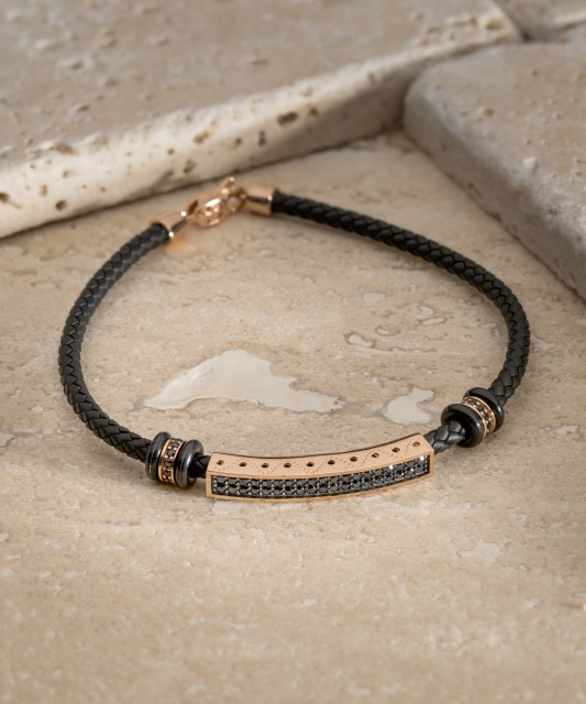 Apyrankė su auksu ir cirkoniais