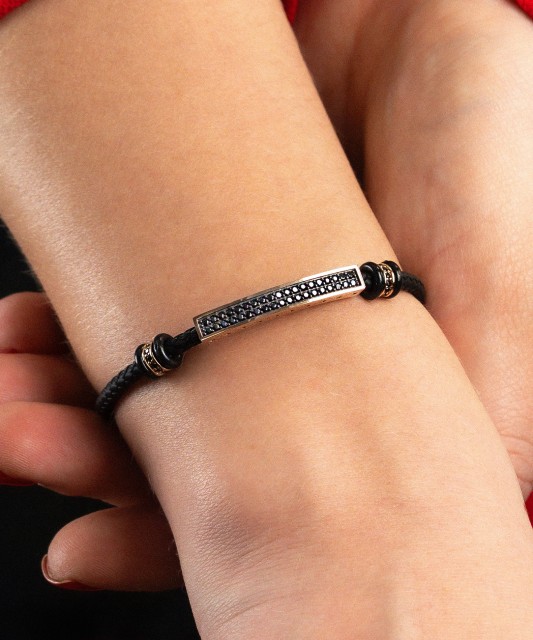 Apyrankė su auksu ir cirkoniais