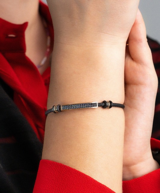 Apyrankė su auksu ir cirkoniais