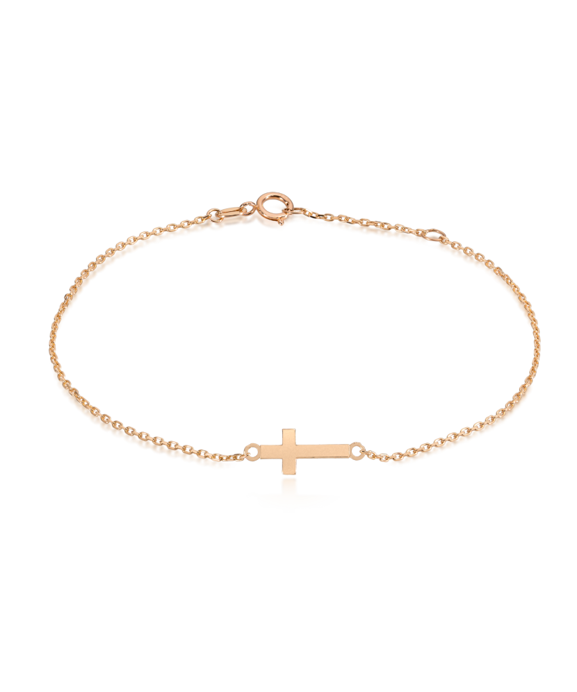 Auksinė apyrankė "Kryželis"