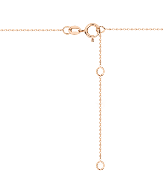 Auksinė grandinėlė su cirkonio pakabuku "Kryželis"