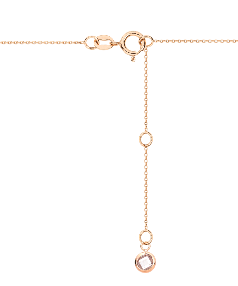 Auksinė grandinėlė su emales pakabuku