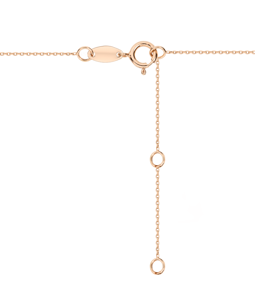 Auksinė grandinėlė su cirkonio pakabuku