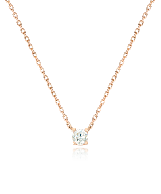 Auksinė grandinėlė su cirkonio pakabuku