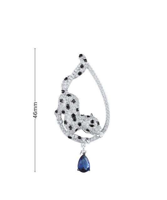 Sidabrinis pakabukas su špineliais ir cirkoniais