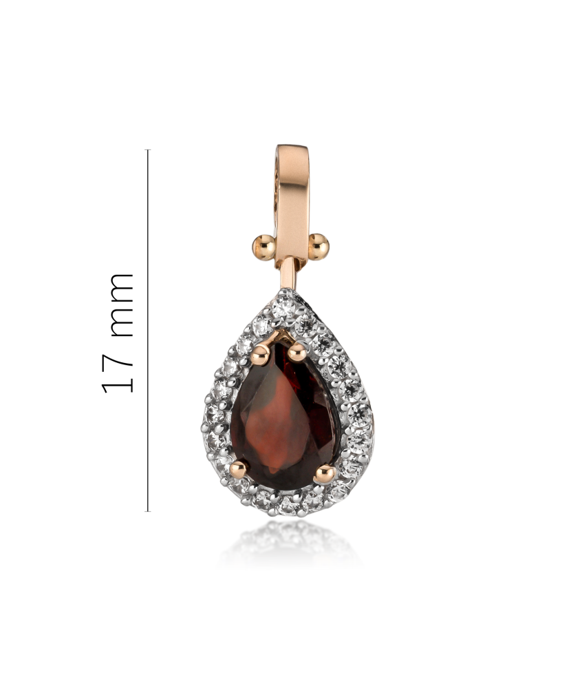 Auksinis pakabukas su cirkoniais