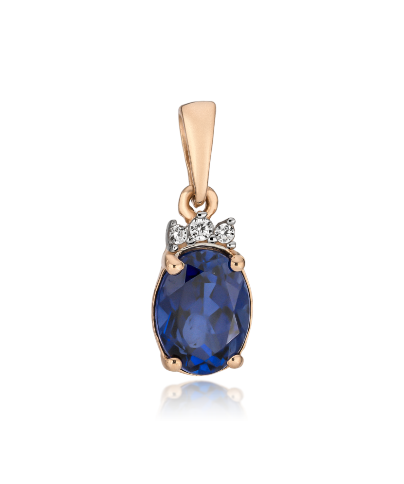 Auksinis pakabukas su cirkoniais