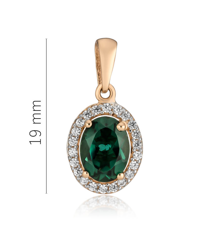 Auksinis pakabukas su cirkoniais