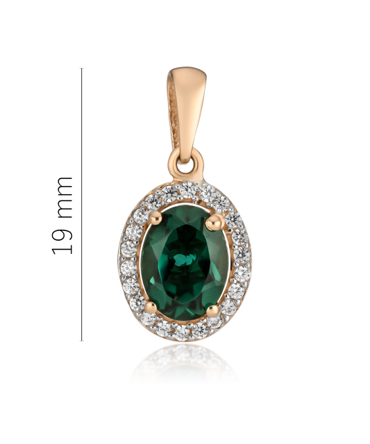 Auksinis pakabukas su cirkoniais