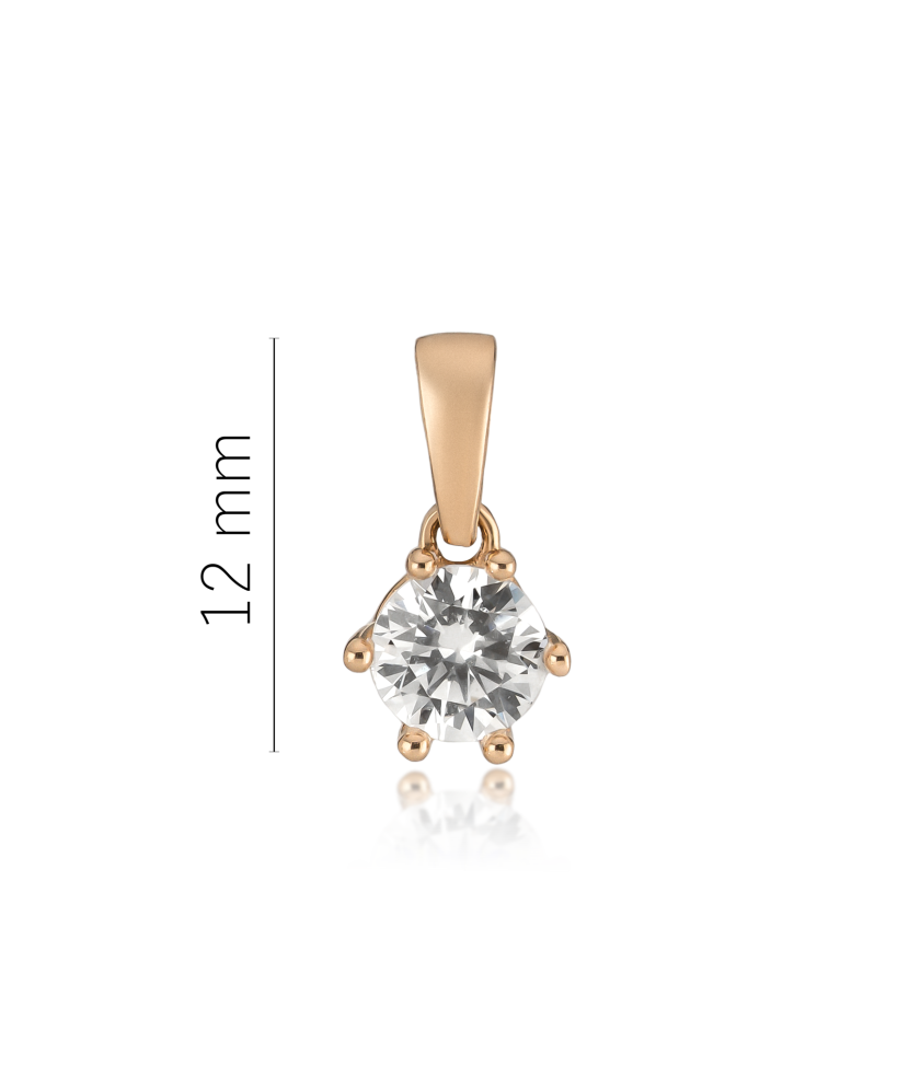 Auksinis pakabukas su cirkoniais