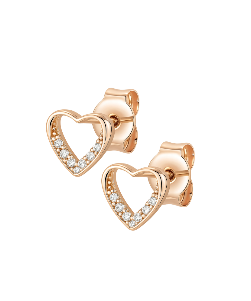 Auksiniai auskarai su cirkoniais