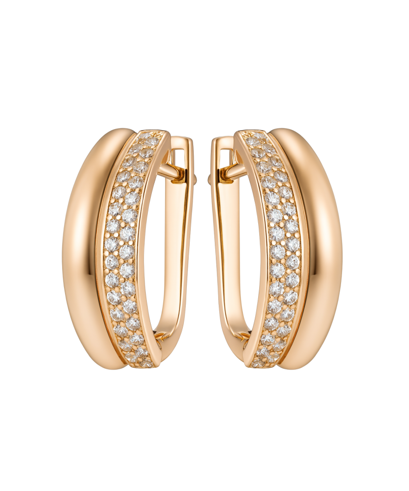 Auksiniai auskarai su cirkoniais