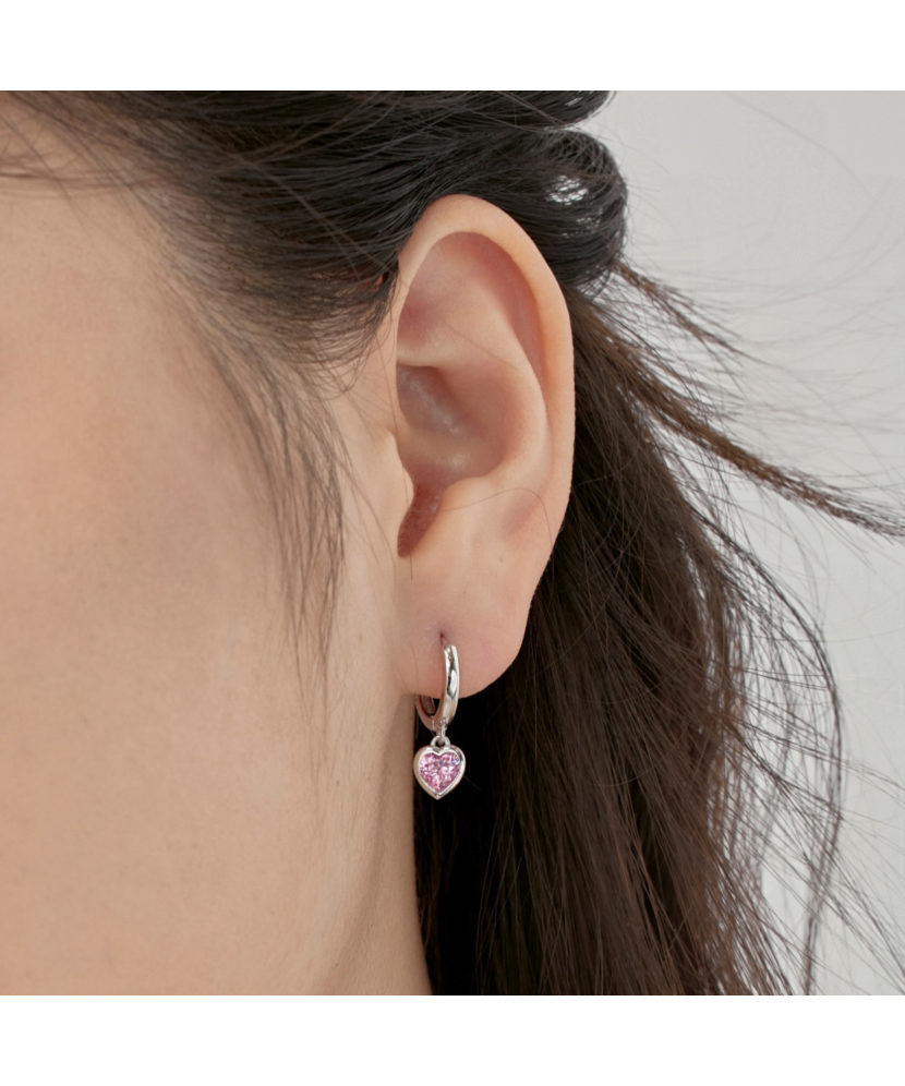 Sidabriniai auskarai su cirkoniais