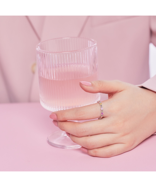 Sidabrinis žiedas su cirkoniais