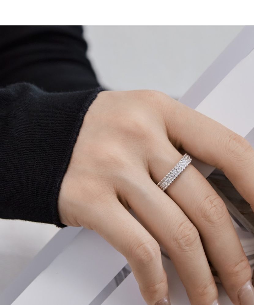 Sidabrinis žiedas su cirkoniais