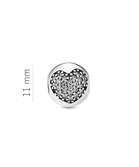 Sidabrinis pakabukas su cirkoniais "Bačkutė"