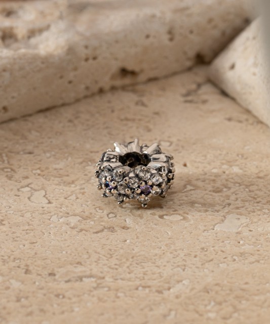 Sidabrinis pakabukas su cirkoniais