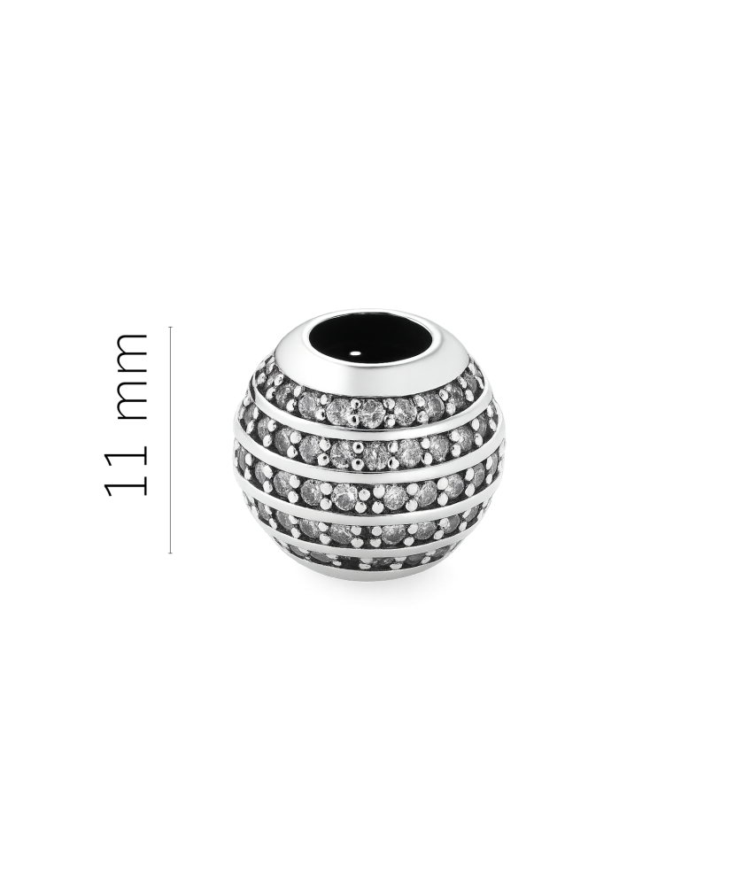 Sidabrinis pakabukas su cirkoniais "Bačkutė"