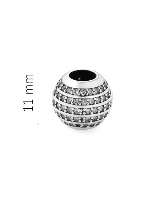 Sidabrinis pakabukas su cirkoniais "Bačkutė"