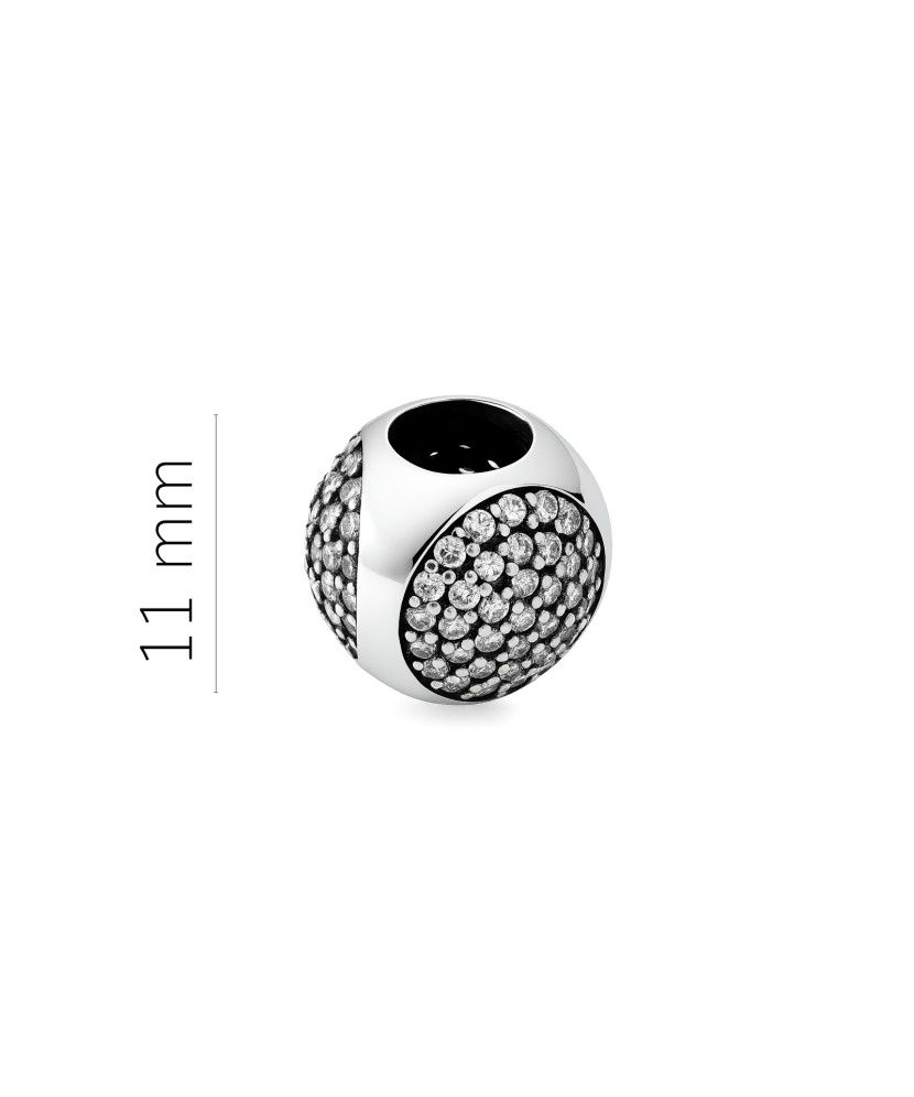 Sidabrinis pakabukas su cirkoniais "Bačkutė"