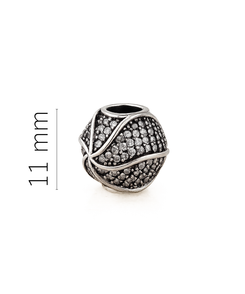 Sidabrinis pakabukas su cirkoniais "Bačkutė"