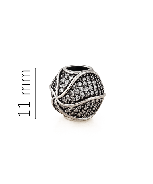 Sidabrinis pakabukas su cirkoniais "Bačkutė"