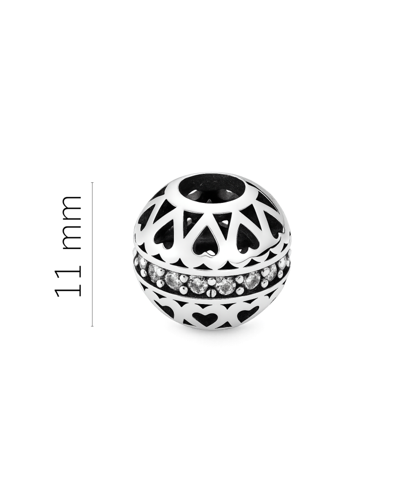 Sidabrinis pakabukas su cirkoniais "Bačkutė"