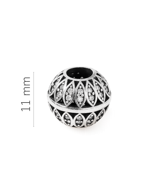 Sidabrinis pakabukas su cirkoniais "Bačkutė"