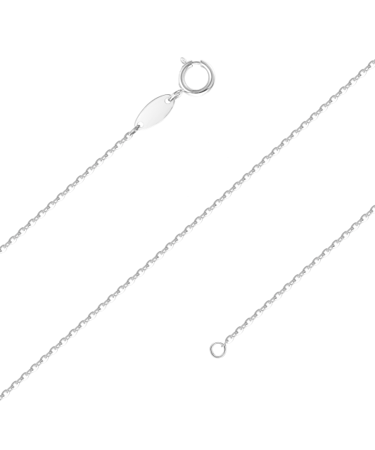 Balto aukso grandinėlė "Anchor" 1.2mm