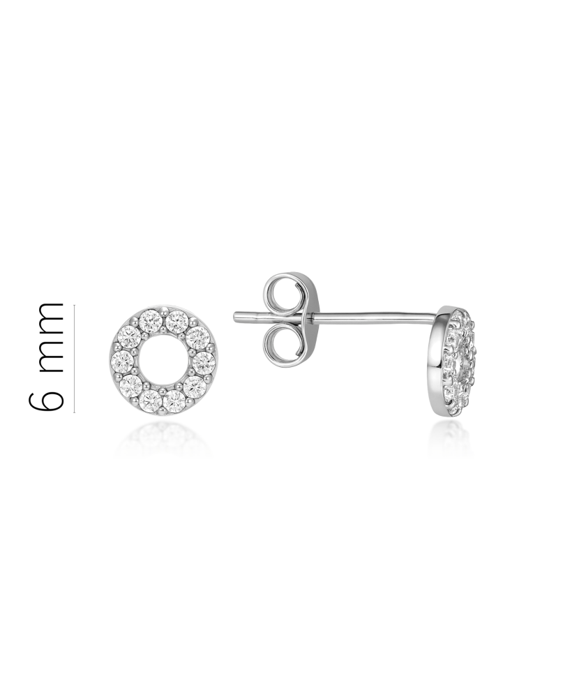 Auksiniai auskarai su cirkoniais