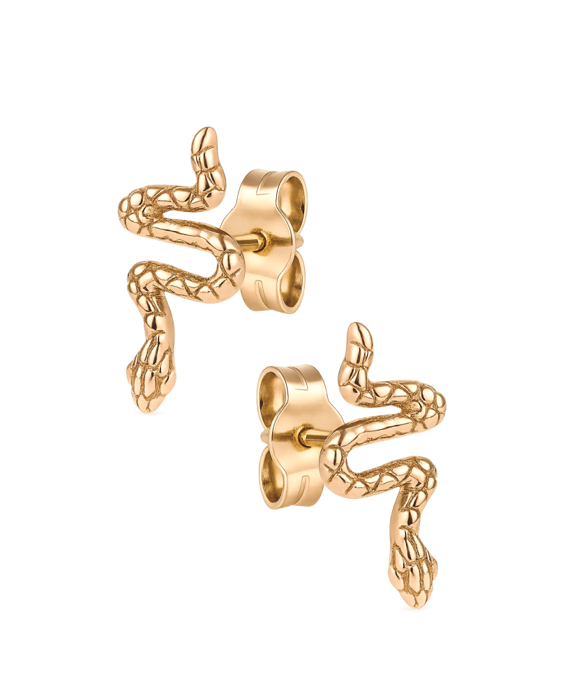 Auksiniai auskarai "Gyvatės"